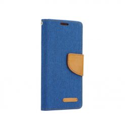 Kryty na mobil | Puzdro Canvas Book case modré – Huawei P8 Lite 2017 / P9 Lite 2017 / Honor 8 Lite | Kryty na mobil
