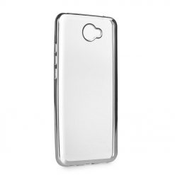 Kryty na mobil | Zadný kryt Electro Jelly Case strieborný – Huawei Y7 | Kryty na mobil
