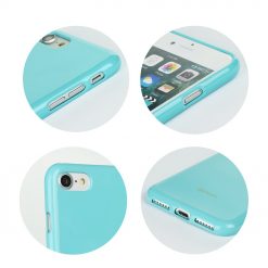 Lacné puzdro Roar Jelly LALA Glaze bledomodré na iPhone 7 plus a 8 plus