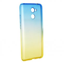 Kryty na mobil | Zadný kryt Forcell Ombre modro-zlatý – Huawei Y7 | Kryty na mobil