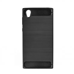Kryty na mobil | Zadný kryt Forcell Carbon Čierny – Sony Xperia L1 | Kryty na mobil