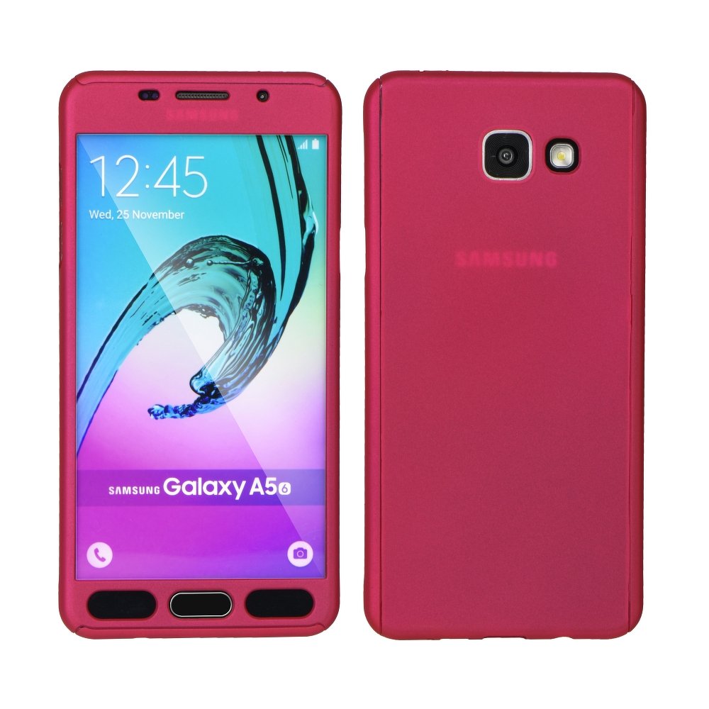 Puzdro 360 Full Body ružové + tvrdené sklo – Samsung Galaxy A5 2016 | Kryty na mobil Kryty na mobil | Puzdro 360 Full Body ružové + tvrdené sklo – Samsung Galaxy A5 2016 | Kryty na mobil