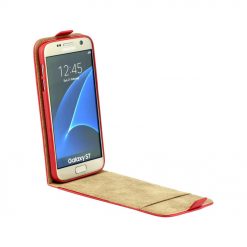 Vyklápacie flipové puzdro Flip Flexi červené – Samsung Galaxy A7 2017 | Kryty na mobil Kryty na mobil | Vyklápacie flipové puzdro Flip Flexi červené – Samsung Galaxy A7 2017 | Kryty na mobil