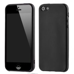 Kryty na mobil | Zadný kryt Soft Matt čierny – iPhone 5/5S/SE | Kryty na mobil