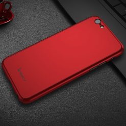 Kryty na mobil | Puzdro iPaky 360 Protection Full Body červené + Tvrdené sklo – iPhone 6/6S | Kryty na mobil