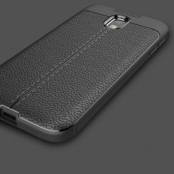 Kryty na mobil | Zadný kryt litchi pattern čierny – Samsung Galaxy J5 2017 | Kryty na mobil