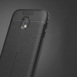 Kryty na mobil | Zadný kryt litchi pattern čierny – Samsung Galaxy J5 2017 | Kryty na mobil