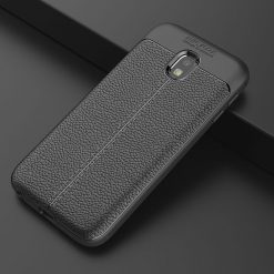 Kryty na mobil | Zadný kryt litchi pattern čierny – Samsung Galaxy J5 2017 | Kryty na mobil