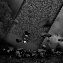 Kryty na mobil | Zadný kryt litchi pattern čierny – Samsung Galaxy J5 2017 | Kryty na mobil