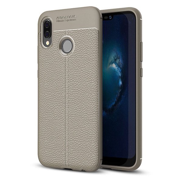 Zadný kryt litchi pattern sivý – Huawei P20 Lite | Kryty na mobil Kryty na mobil | Zadný kryt litchi pattern sivý – Huawei P20 Lite | Kryty na mobil