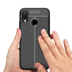 Zadný kryt litchi pattern sivý – Huawei P20 Lite | Kryty na mobil Kryty na mobil | Zadný kryt litchi pattern sivý – Huawei P20 Lite | Kryty na mobil
