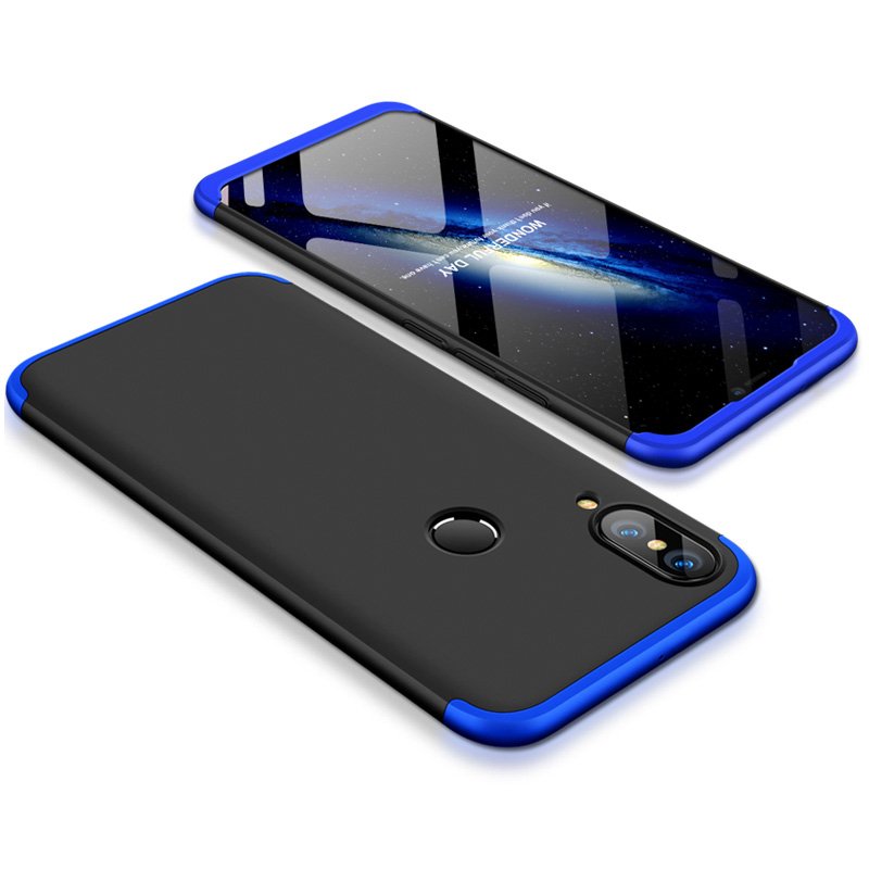 Puzdro 360 Protection čierno-modré – Huawei P20 Lite | Kryty na mobil Kryty na mobil | Puzdro 360 Protection čierno-modré – Huawei P20 Lite | Kryty na mobil