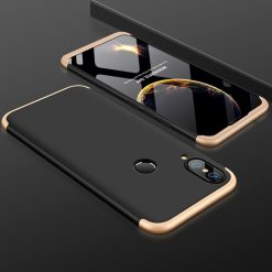Kryty na mobil | Puzdro 360 Protection čierno-zlaté – Huawei P20 Lite | Kryty na mobil