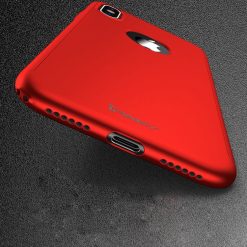 Kryty na mobil | Puzdro iPaky 360 Protection Full Body červené + Tvrdené sklo – iPhone 5/5S/SE | Kryty na mobil