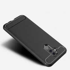 Kryty na mobil | Pevný kryt Carbon čierny – Huawei Mate 20 lite | Kryty na mobil