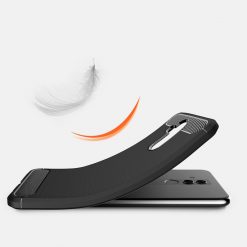 Kryty na mobil | Pevný kryt Carbon čierny – Huawei Mate 20 lite | Kryty na mobil