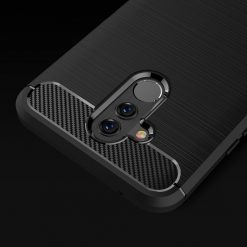 Kryty na mobil | Pevný kryt Carbon čierny – Huawei Mate 20 lite | Kryty na mobil
