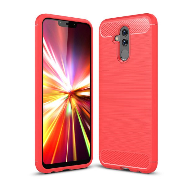Pevný kryt Carbon červený – Huawei Mate 20 lite | Kryty na mobil Kryty na mobil | Pevný kryt Carbon červený – Huawei Mate 20 lite | Kryty na mobil