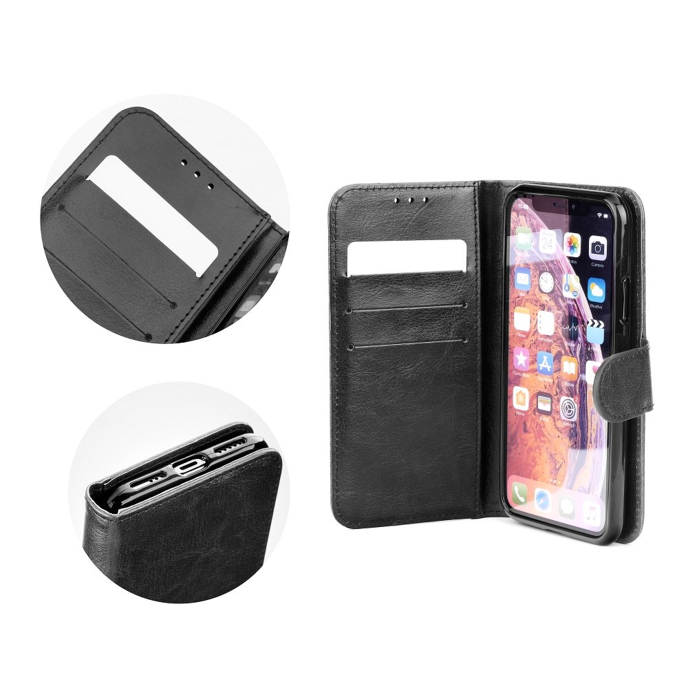 Peňaženkové puzdro Twin 2in1 čierne – iPhone 5/5S/SE | Kryty na mobil Kryty na mobil | Peňaženkové puzdro Twin 2in1 čierne – iPhone 5/5S/SE | Kryty na mobil