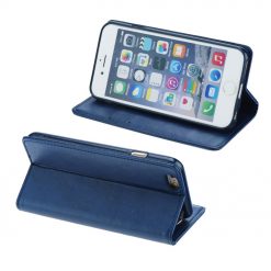 Kryty na mobil | Knižkové puzdro Magnet Book modré – Apple iPhone 5 / 5S / SE | Kryty na mobil