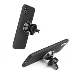 Kryty na mobil | Silikónový kryt Soft case Magnet čierny – Huawei Mate 20 Lite | Kryty na mobil