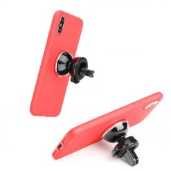 Kryty na mobil | Silikónový kryt Soft case Magnet červený – Huawei Mate 20 Lite | Kryty na mobil