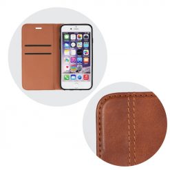 Kryty na mobil | Puzdro Prestige Book hnedé – iPhone X/XS | Kryty na mobil