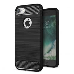 Kryty na mobil | Zadný kryt Forcell Carbon čierny – iPhone 7/8 | Kryty na mobil