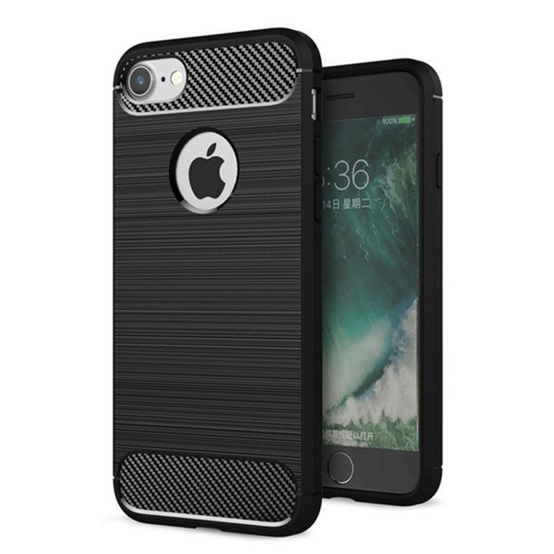 Zadný kryt Forcell Carbon čierny – iPhone 7/8 | Kryty na mobil Kryty na mobil | Zadný kryt Forcell Carbon čierny – iPhone 7/8 | Kryty na mobil