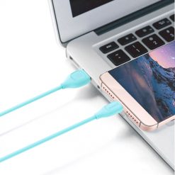 Dátový kábel REMAX RC-050m Lesu USB-C 1m bledomodrý | Kryty na mobil Kryty na mobil | Dátový kábel REMAX RC-050m Lesu USB-C 1m bledomodrý | Kryty na mobil