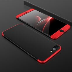 Kryty na mobil | Puzdro 360 Protection čierno-červené – iPhone 7 / 8 | Kryty na mobil