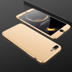 Kryty na mobil | Puzdro 360 Protection zlaté – iPhone 7 / 8 | Kryty na mobil