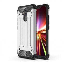 Kryty na mobil | Odolný kryt Hybrid Armor strieborný – Huawei Mate 20 Lite | Kryty na mobil