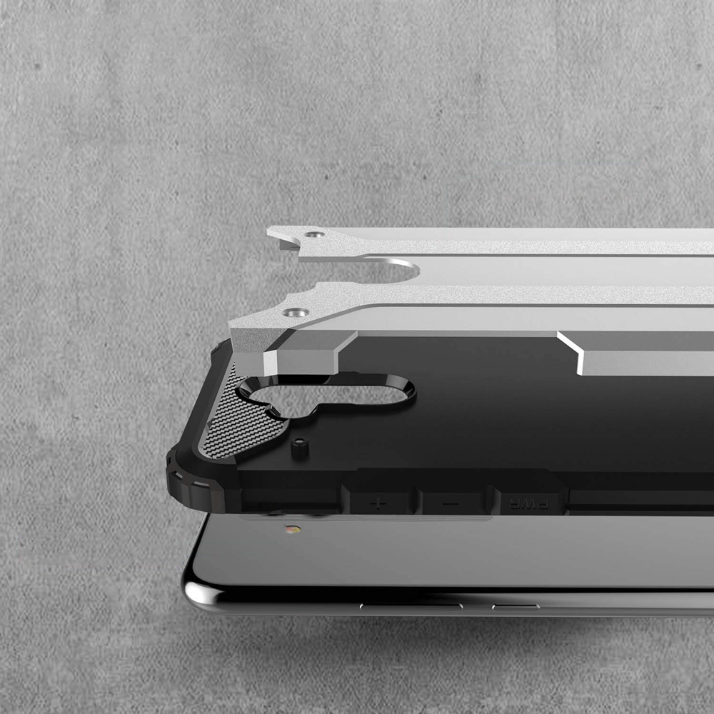 Odolný kryt Hybrid Armor strieborný – Huawei Mate 20 Lite | Kryty na mobil Kryty na mobil | Odolný kryt Hybrid Armor strieborný – Huawei Mate 20 Lite | Kryty na mobil