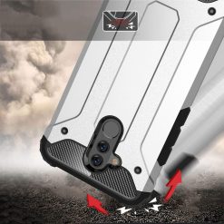 Odolný kryt Hybrid Armor strieborný – Huawei Mate 20 Lite | Kryty na mobil Kryty na mobil | Odolný kryt Hybrid Armor strieborný – Huawei Mate 20 Lite | Kryty na mobil