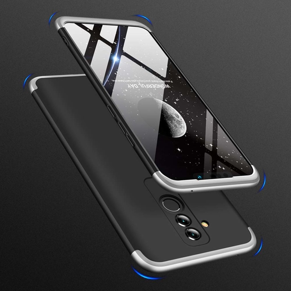 Puzdro 360 Protection čierno-strieborné – Huawei Mate 20 Lite | Kryty na mobil Kryty na mobil | Puzdro 360 Protection čierno-strieborné – Huawei Mate 20 Lite | Kryty na mobil