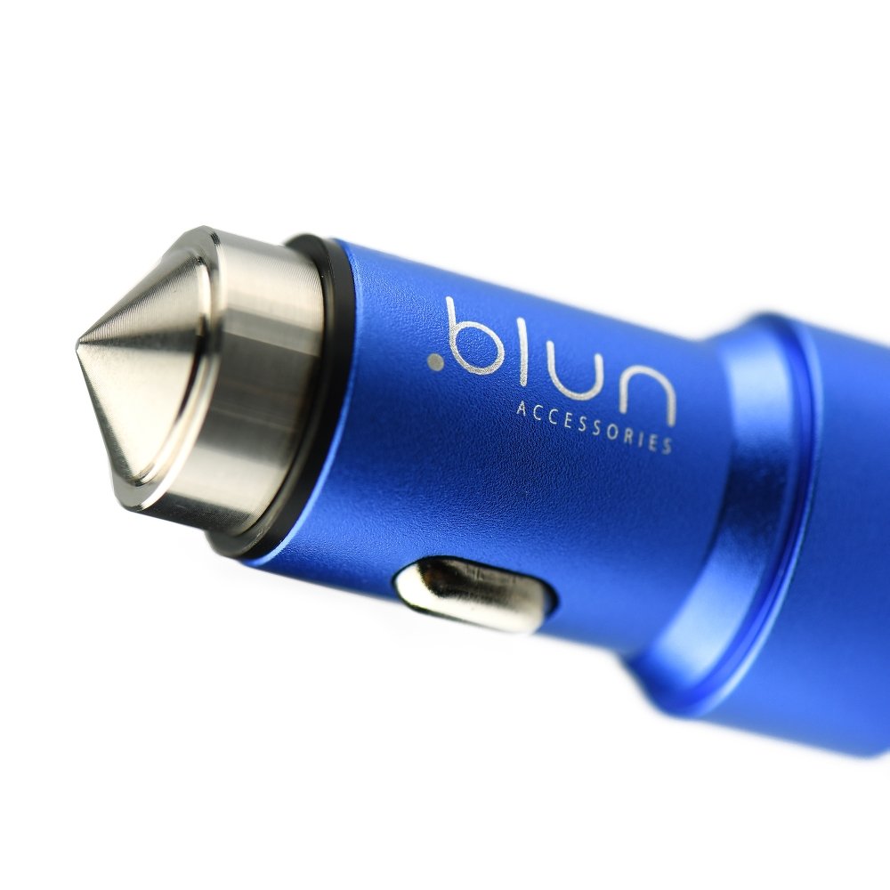 Nabíjačka Do Auta Blun Na 2 Usb Modrá | Kryty na mobil Kryty na mobil | Nabíjačka Do Auta Blun Na 2 Usb Modrá | Kryty na mobil