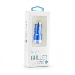 Nabíjačka Do Auta Blun Na 2 Usb Modrá | Kryty na mobil Kryty na mobil | Nabíjačka Do Auta Blun Na 2 Usb Modrá | Kryty na mobil