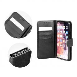 Kryty na mobil | Peňaženkové puzdro Twin 2in1 čierne – iPhone X / XS | Kryty na mobil