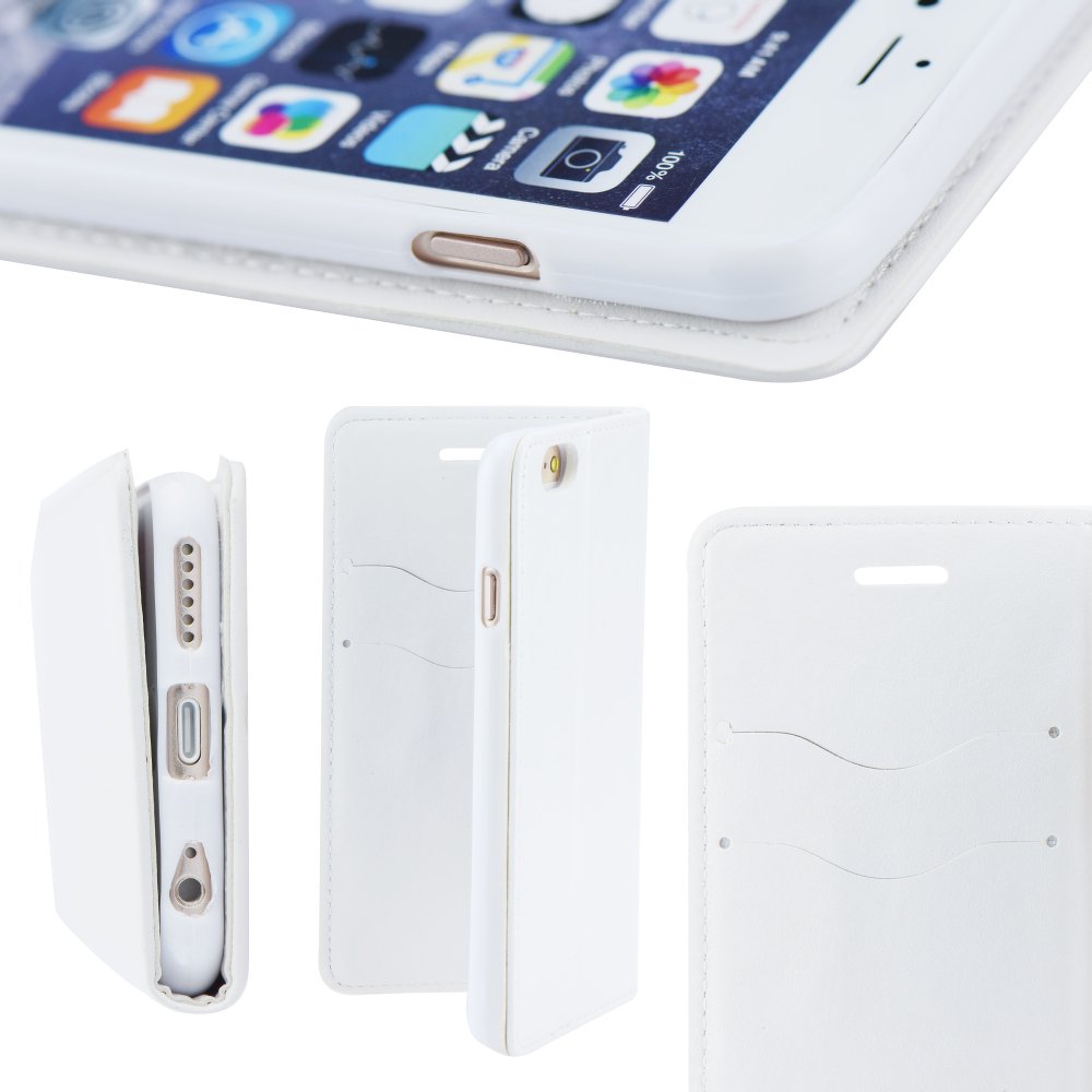 Knižkové puzdro Magnet Book biele – iPhone X / XS | Kryty na mobil Kryty na mobil | Knižkové puzdro Magnet Book biele – iPhone X / XS | Kryty na mobil