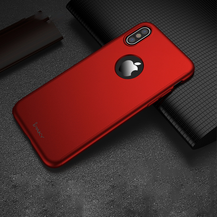 Puzdro iPaky 360 Protection Full Body červené + Tvrdené sklo – iPhone X / XS | Kryty na mobil Kryty na mobil | Puzdro iPaky 360 Protection Full Body červené + Tvrdené sklo – iPhone X / XS | Kryty na mobil