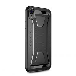 Kryty na mobil | Pružný kryt iPaky Shark čierny – iPhone Xr | Kryty na mobil