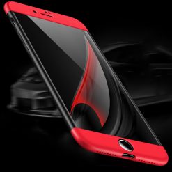 Puzdro 360 Protection červeno-čierne – iPhone 7 Plus