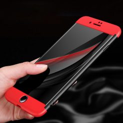 Puzdro 360 Protection červeno-čierne – iPhone 7 Plus