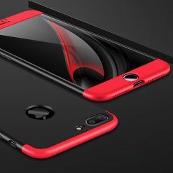 Puzdro 360 Protection červeno-čierne – iPhone 7 Plus