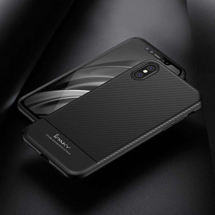 Zadný kryt iPaky Carbon Fiber čierny – iPhone X / XS | Kryty na mobil Kryty na mobil | Zadný kryt iPaky Carbon Fiber čierny – iPhone X / XS | Kryty na mobil