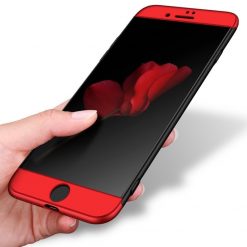 Kryty na mobil | Puzdro 360 Protection čierno-červené – Xiaomi Mi 8 | Kryty na mobil