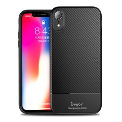 Kryty na mobil | Zadný kryt iPaky Carbon Fiber čierny – iPhone Xr | Kryty na mobil