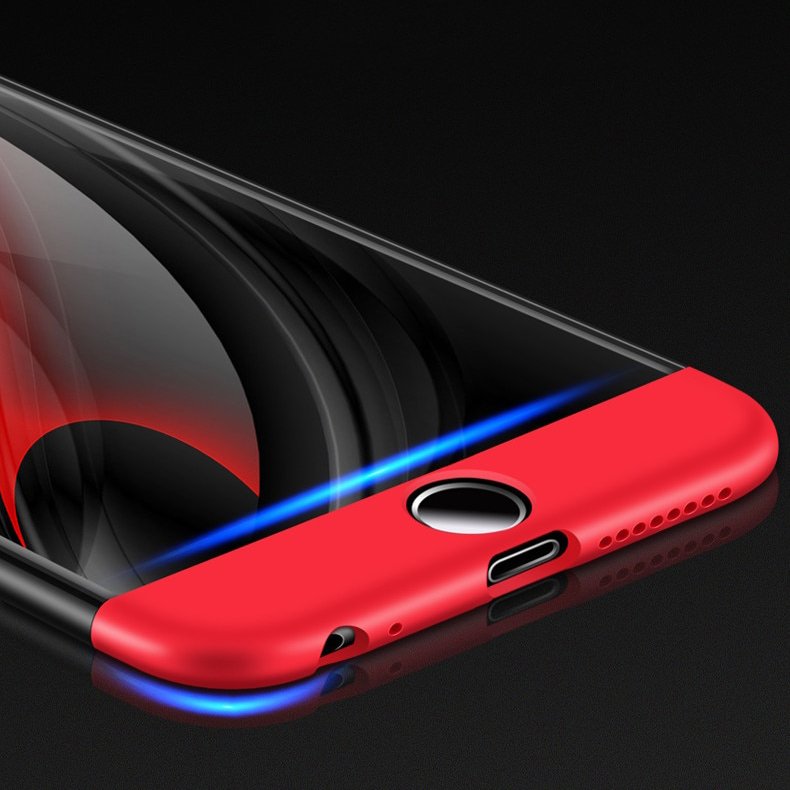 Puzdro 360 Protection červeno-čierne – iPhone 6 / 6S | Kryty na mobil Kryty na mobil | Puzdro 360 Protection červeno-čierne – iPhone 6 / 6S | Kryty na mobil