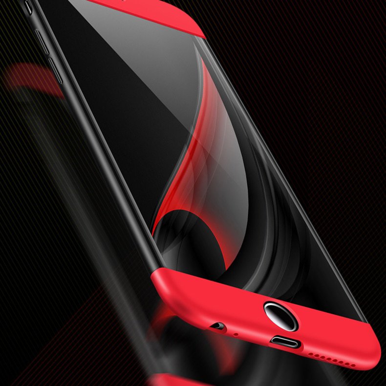 Puzdro 360 Protection červeno-čierne – iPhone 6 / 6S | Kryty na mobil Kryty na mobil | Puzdro 360 Protection červeno-čierne – iPhone 6 / 6S | Kryty na mobil
